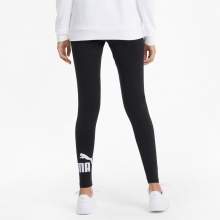 Puma Legginsy codzienne Essentials Logo - Bawełna - czarne Damskie